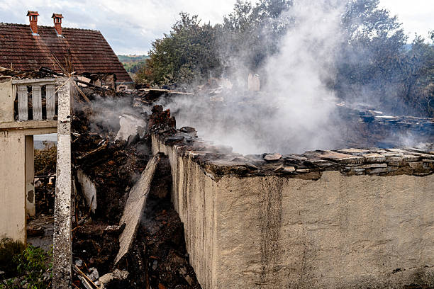 Professional Fire Damage Removal technician working in Phoenixville, PA